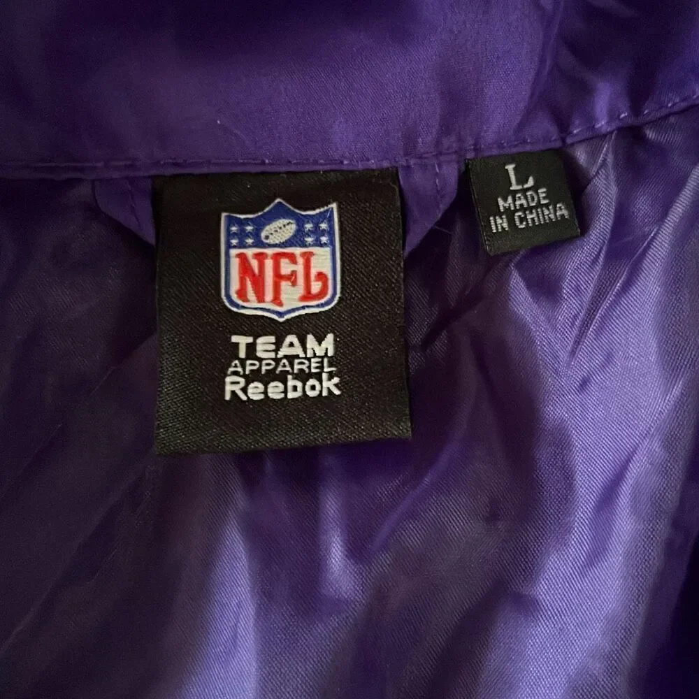 NWT Reebok NFL Team Apparel Sports Illustrated Full Zip Jacket Mens Large
